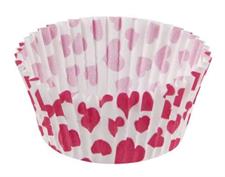 CONF. 50 PIROTTINI CARTA 5CM DECORO CUORE