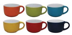 TAZZA COLAZIONE JUMBO PORCELLANA COLORS