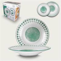 SERVIZIO TAVOLA 12PZ CUORICINI TIFFANY