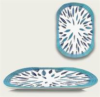 VASSOIO OVALE MELAMINA FISH 20X30X3