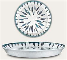 VASSOIO TONDO MELAMINA FISH 35CM H4