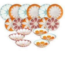 SERVIZIO PIATTI TAVOLA 18PZ MOON MADAME