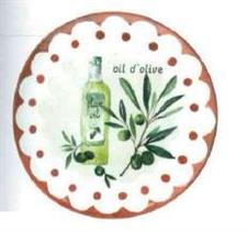 PIATTO PIZZA CINZIA PORCELLANA 33CM OIL D'OLIVE