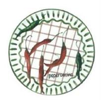 PIATTO PIZZA CINZIA PORCELLANA 33CM PEPERONCINO