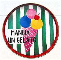 VASSOIO TONDO 38CM SERVING SUMMER GELATO