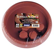 SOTTOVASO CON RUOTE PLASTICA BAMA 30CM