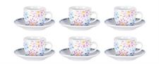 SET 6 TAZZA CAFFE' C/P SAINT TROPEZ