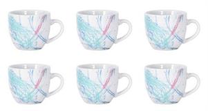 SET 6 TAZZA CAFFE' LISBONA SENZA PIATTO