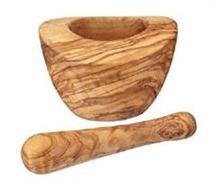 MORTAIO LEGNO OLIVO PICCOLO D.8XH.6CM
