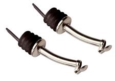 COPPIA TAPPO DOSATORE SILICONE+INOX WEST 046108