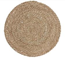 TOVAGLIETTA PAGLIA INTRECCIATA VERA D.38CM