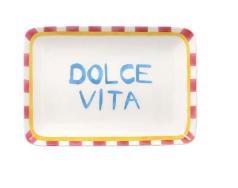 VASSOIO RETTANGOLARE VIVA L'ITALIA DOLCEVITA 23x