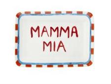 VASSOIO RETTANGOLARE VIVA L'ITALIA MAMMAMI 23X16