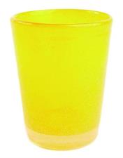 BICCHIERE TONGA ACQUA COLORATO GIALLO 300ML