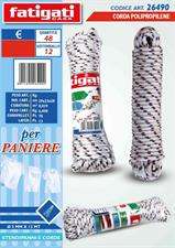 CORDA STENDIBIANCHERIA POLIPROPILENE 12MT 5MM
