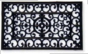 ZERBINO GOMMA GRID RETTANGOLARE 45X75