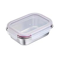 CONTENITORE 4 ALETTE INOX 600ML 17,5X13,1X5,5