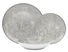 SERVIZIO PIATTI TAVOLA 18PZ CLELIA GRIGIO