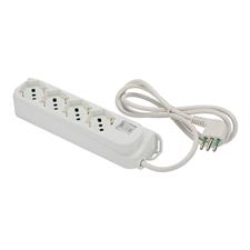 MULTIPRESA OMEGA CAVO 1.5M  3G0,75 H05VV-F