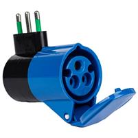 ADATTATORE INDUSTRIALE SPINA ITALIANA 2P+T 16A