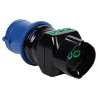 ADATTATORE INDUSTRIALE SPINA 2P+T 16A