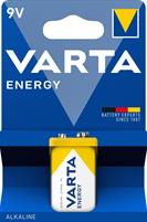 VARTA ENERGY 9V BLISTER 1PZ ALKALINE