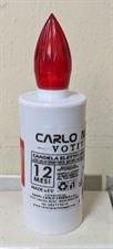 LUMINO VOTIVO ELETTRICO A BATTERIA 60 G CANDELA