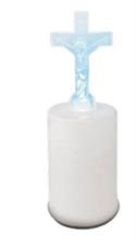 LUMINO VOTIVO ELETTRICO A BATTERIA 60 G CROCE