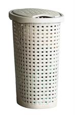 PORTABIANCHERIA PAGLIA 43LT PLASTICA PANNA