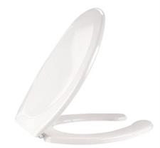 SEGGETTA SEDILE WC HELP BIANCA CERNIERE INOX