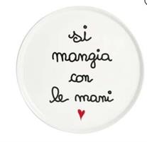 PIATTO PIZZA SD 31,5CM SI MANGIA CON LE MANI