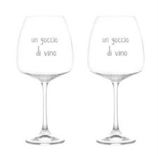 SET 2 CALICE DEG.VINO SD 77CL UN GOCCIO DI VINO