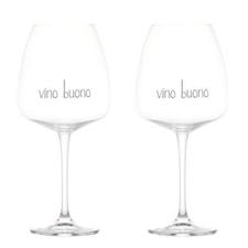 SET 2 CALICE DEG.VINO SD VINO BUONO 77CL