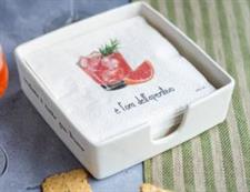 SET 20 TOVAGLIOLI CARTA E' L'ORA DELL'APERITIVO