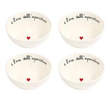 SET 4 COPPETTA SD E' L'ORA DELL'APERITIVO 8,5CM