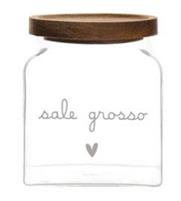 BARATTOLO VETRO SD SALE GROSSO 12X12X14
