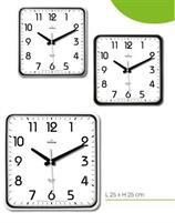 OROLOGIO PARETE QUADRO 25X25CM