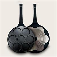 PADELLA PANCAKE 7 FORME INDUZ. ANTIADERENTE 26CM