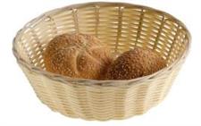 CESTINO PANE PLASTICA TONDO CM. 20X6H