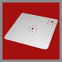 TAPPETO DOCCIA ANTISCIVOLO NO SLIP PVC 50X50