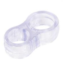 ANELLO SALVAMANIGLIA DOPPIO TRASPARENTE 4PZ