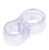 ANELLO SALVAMANIGLIA DOPPIO TRASPARENTE 4PZ