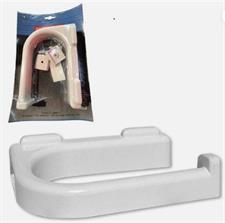 PORTAROTOLO CARTA IGIENICA ABS BIANCO CON VITI