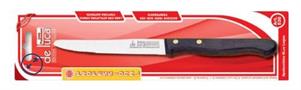 COLTELLO TAVOLA MANICO LEGNO MEZZA SEGHETTA