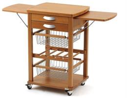 CARRELLO CUCINA ATTREZZATO SANTIAGO CILIEGIO