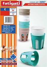 SOTTOBICCHIERI PLASTICA 8PZ