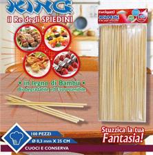 SPIEDINI BAMBOO 25CM 100PZ