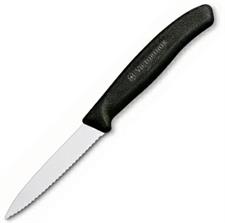 COLTELLO SPELUCCHINO DIR LAMA ONDULATA M.NERO