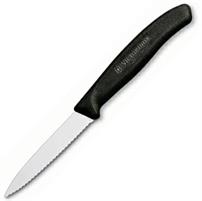 COLTELLO SPELUCCHINO DIR LAMA ONDULATA M.NERO