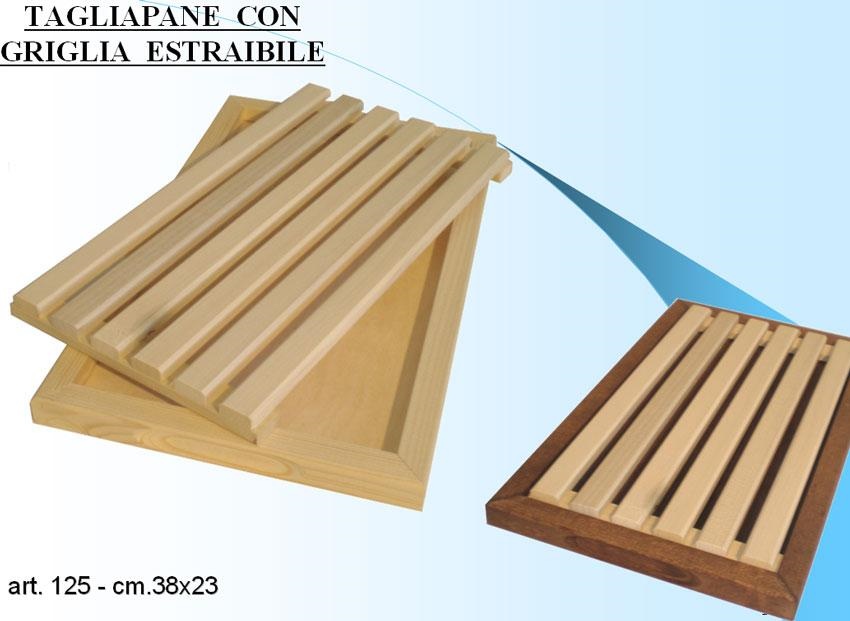 TAGLIERE RACCOGLIBRICIOLE PANE GRIGLIA 125 CH/SC
